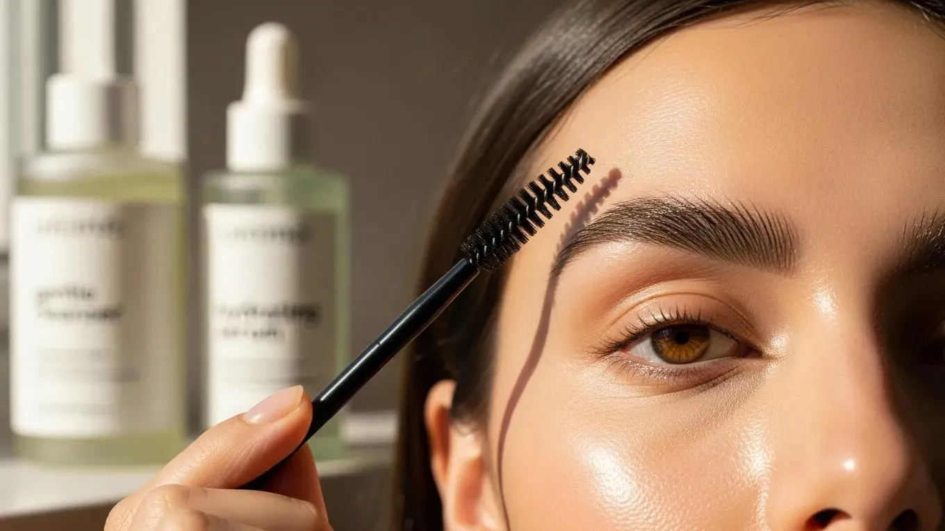 Aftercare steps for enhancing brow lamination results