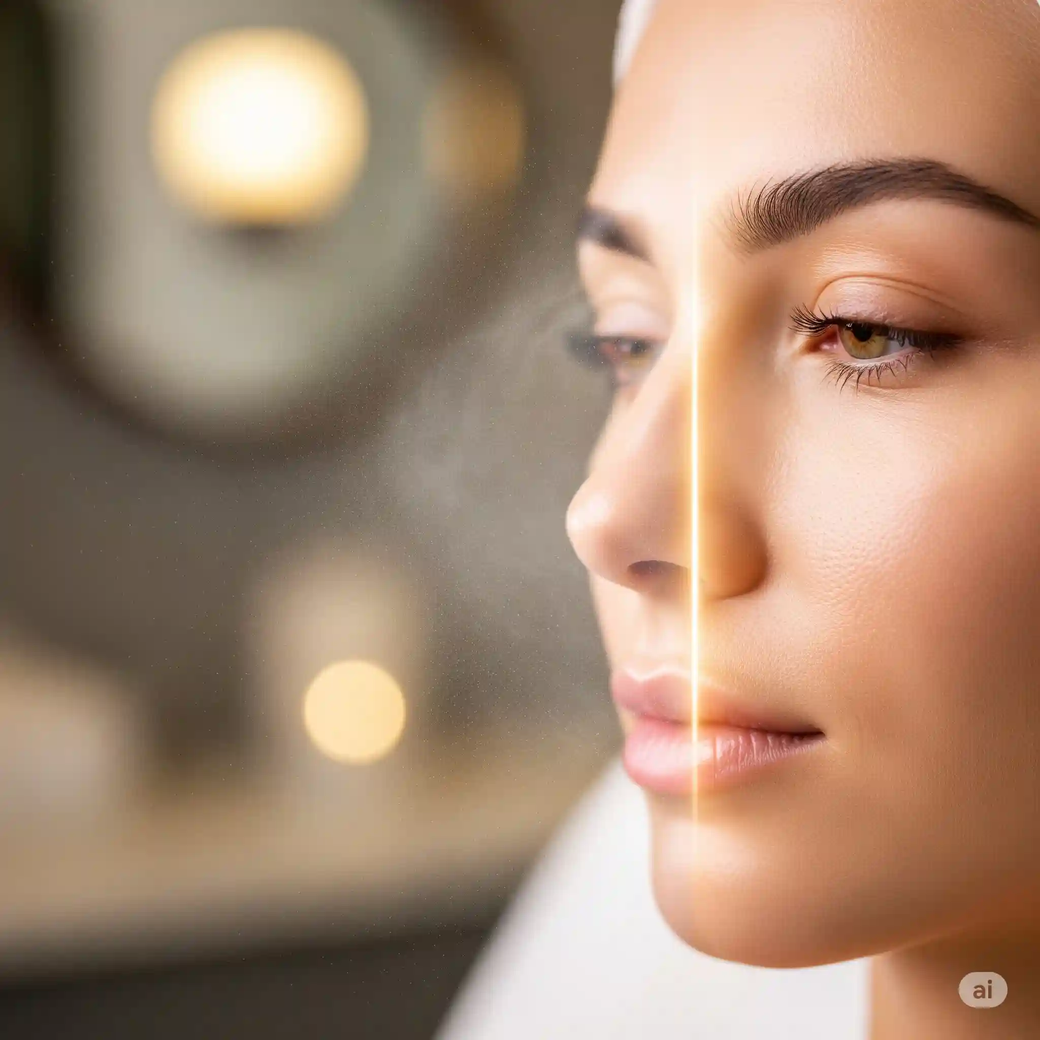 Professional microdermabrasion facial treatment for skin rejuvenation and glow